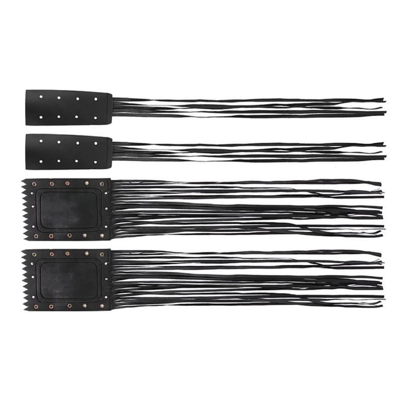 Qqmora Motorcycle Handlebar Tassel Cover Fashionable Fringe Style Design Soft