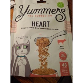YUMMERS HEART SUPPLEMENT FOR CATS- 4oz PKG, 48 Tsp SERVINGS