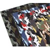 Picheng 7 Pieces Camouflage Faux Leather Sheets,Camouflage Blue PU Synthetic