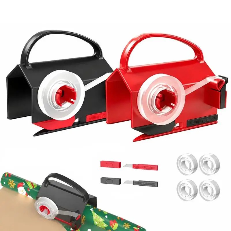 Wrapping Paper Cutter for Gift Wrapping – Black Manual Paper