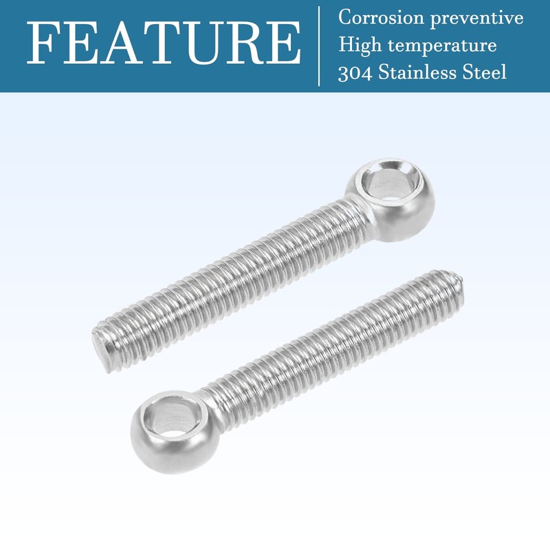 QUARKZMAN M5 x 30 mm Eye Bolt Rigging x 10