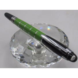 Unbranded GREAT WRITERS S WALKER CRYSTAL HEAD SERIES GREEN/SILVER METAL ROLLER BALL PEN
