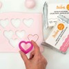 Decora Set 4 Heart Cookie Cutters, Pink, 10 x 10