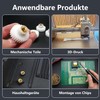 Threaded Insert, M5 (50 Pieces) Press-in Nuts for 3D Printing