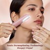 Dermaplaning Tool for Women Pink - Facial Exfoliation & Peach