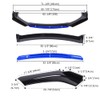 KEEPDSGN 4PCS Universal Car Front Bumper Lip Body Kit Splitter