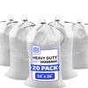 DURASACK Heavy Duty Sand Bags with Tie Strings Empty Woven