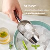 CADAVO Metal Ice Scoop 6 OzKitchen Ice Scooper for Ice