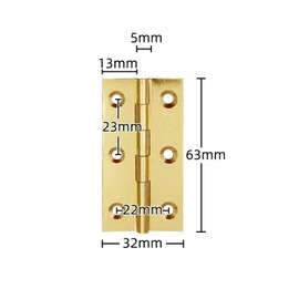 Door Hinges in 4Pcs,Brass Door Hinges,2.5inch Heavy Duty Ball Bearing,Folding Hinges,for Gate,Window,Drawer