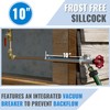 SUNGATOR 10 Inch Frost Free Sillcock, Anti-Siphon Outdoor Hose Valve,