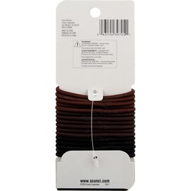 Scunci 16 Piece 3970503a048 Brunette Elastics, 0.8 Ounce