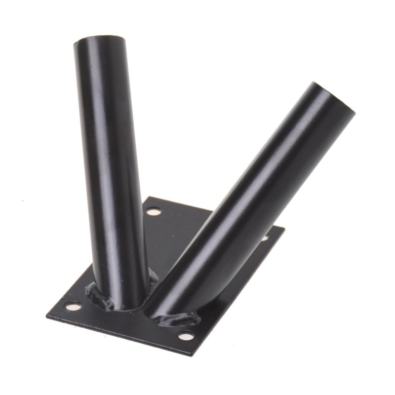 Aqbau Flag Holder 2 Compartments Flag Pole Holder Flag Wall