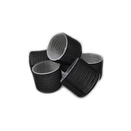 Paquete de 6 rodillos de pelo súper Jumbo autoagarre profesional peluquería – Rizadores grandes crean volumen para cabello largo (negro)