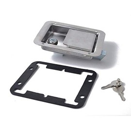 Riloer Trailer toolbox RV pallet handle lock with 2 keys, locking pallet handle, tool box storage door lock