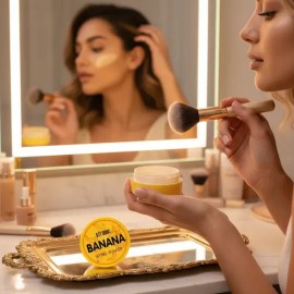 Polvo Traslucido Maquillaje Setting Power Banana Amarillo