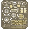 Paragrafix Battlestar Galactica - Moebius TOS Viper Photoetch Set -