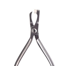 Orthodontic Band Removing Plier, Molar Band Remover Forceps with White Removable Cap, Used for Bracket, Bands, Wire, Banded Device Removal - Dental Surgical Tools Instrument Bracket
