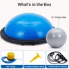23in Balance Ball, 1600 lbs Half Exercise Ball with Nonslip