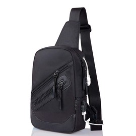 DFV mobile - Backpack Waist Shoulder Bag Nylon for LG G5 Speed H858 (2016) - Black