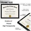 Fxojyvo Black 8.5 x 11 Frame Display 8.5 by 11