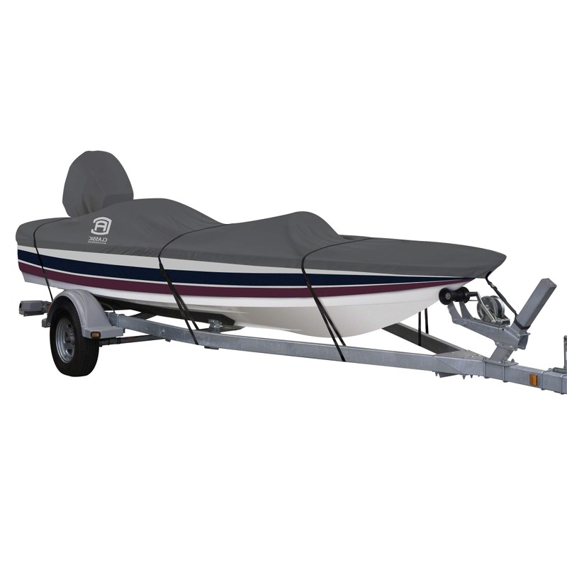 Classic Accessories StormPro Heavy Duty Outboard Ski-Boat Cover with Support