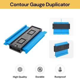 EZONEDEAL Contour Gauge Duplicators, Simple Shape Contour Gauge Duplicator, Instant Template For Curved and Odd Shapes, Easy Master Outline Gauge Tool for Cutting (1 PC)