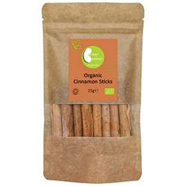 Organic Ceylon Cinnamon Sticks - Certified Organic- by Busy Beans Organic (25g)