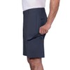Wearfirst Men’s Classic Fit Stretch Lightweight Cargo Short (Blue, 34)