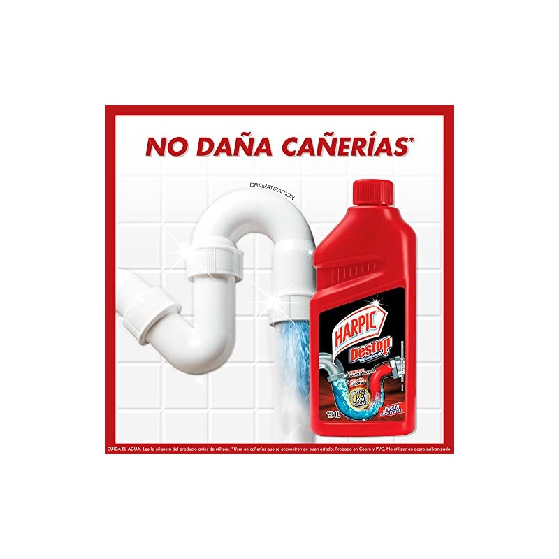 Harpic® Líquido Destapacaños Destop 1 Lt