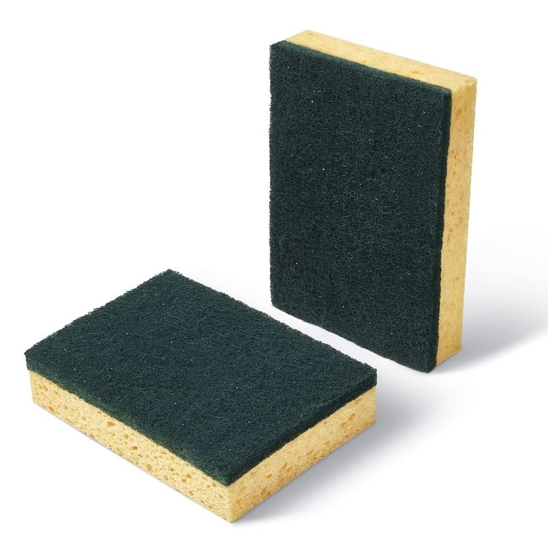 SPONTEX - The Green Sponge - 4 Scouring Pads Green