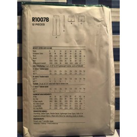 Simplicity Pattern #R10078 Misses Pants Shorts Fabric Tie Belt Size 6-18