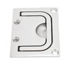 76mm Flush Pull Handle Square 316 Stainless Steel Polishing Lifting