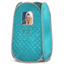 amocane Portable Steam Sauna Tent Full Body for Home Spa for Recovery Wellness Relaxation (Not Included Steamer 27.5" x 27.5" x 47.24")