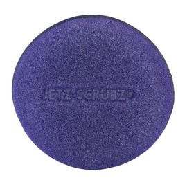 Jetz Scrubz Fashionable Scratch-Free Round Kitchen Scrubber Sponge (1-Pack, Purple)