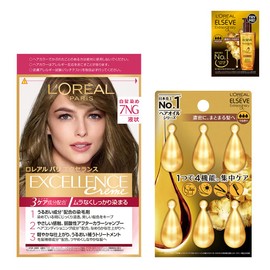 L'Oreal Paris Excellence R Liquid Type Gray Hair Dye 7NB Bright Natural Chestnut Body