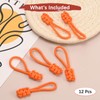 TIXIPEM Zipper Pull Replacement [12PCS] - Extender Woven Rope Zipper