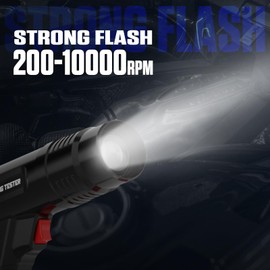 AUTOOL Timing Light 12V, Engine Timing Gun Strong Flash Lights with Sliding Sensor Clip for Car, Motorcycle, Marine