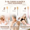 GEENOA New Back Scrubber for Shower, 18.9‘’ Shower Back Scrubber