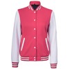 Decrum Letterman Jacket - Pink Varsity Jacket For Woman [40118171]