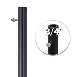 Good Directions 403R Full Size Weathervane, Garden Pole , Black