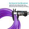 IDEALUX Sport Bike Lock Cable, 4-Feet Bicycle Cable Lock with