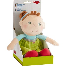 HABA Marta 305816 Cuddly Doll Soft Rag Doll for Babies from 6 Months, Birth or Christening