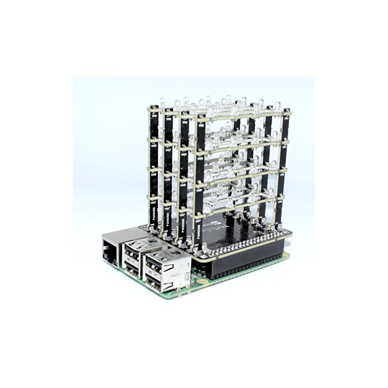 sb PiCube 4x4x4 LED Cube for Raspberry Pi 3,2, Zero