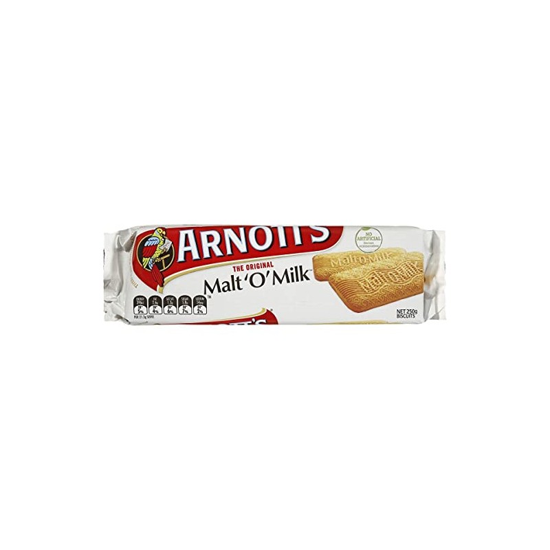 Arnotts Biscuits Malt-o-milk 250gm