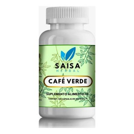 Café Verde 100% Puro 120 Cápsulas SAISA HERBAL | Suplemento Natural | Apoyo Metabólico, Antioxidante y Control de Peso