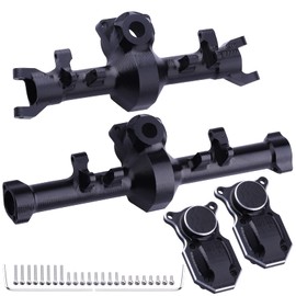 Aluminum Alloy Axle Housing w/Diff Cover Case Front & Rear for 1/24 Axial SCX24 90081 AXI00001 RC Crawler Upgrades Parts