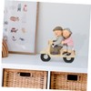 Gatuida 1Pc Elderly Couple Figurine Hand Painted Resin Statue Romantic