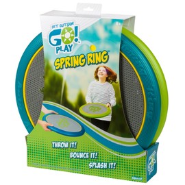 Toysmith Get Outside GO! Spring Ring, One Size (6147)