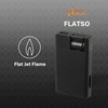 Visol Flatso Torch Lighter - Flat Flame, Refillable Gas Butane