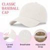 Baseball Hat Wig for Women, Hat with 18 Inch Straight